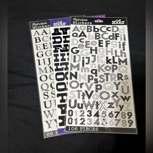 Alphabet Stickers Set